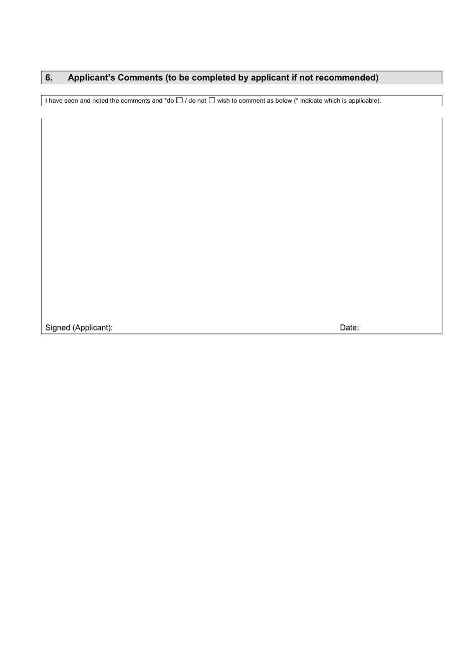 Executive Assistant (Secondment) Application Form - United Kingdom, Page 7