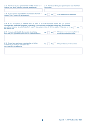Form VAF4A Appendix 1 Family Settlement - United Kingdom, Page 5