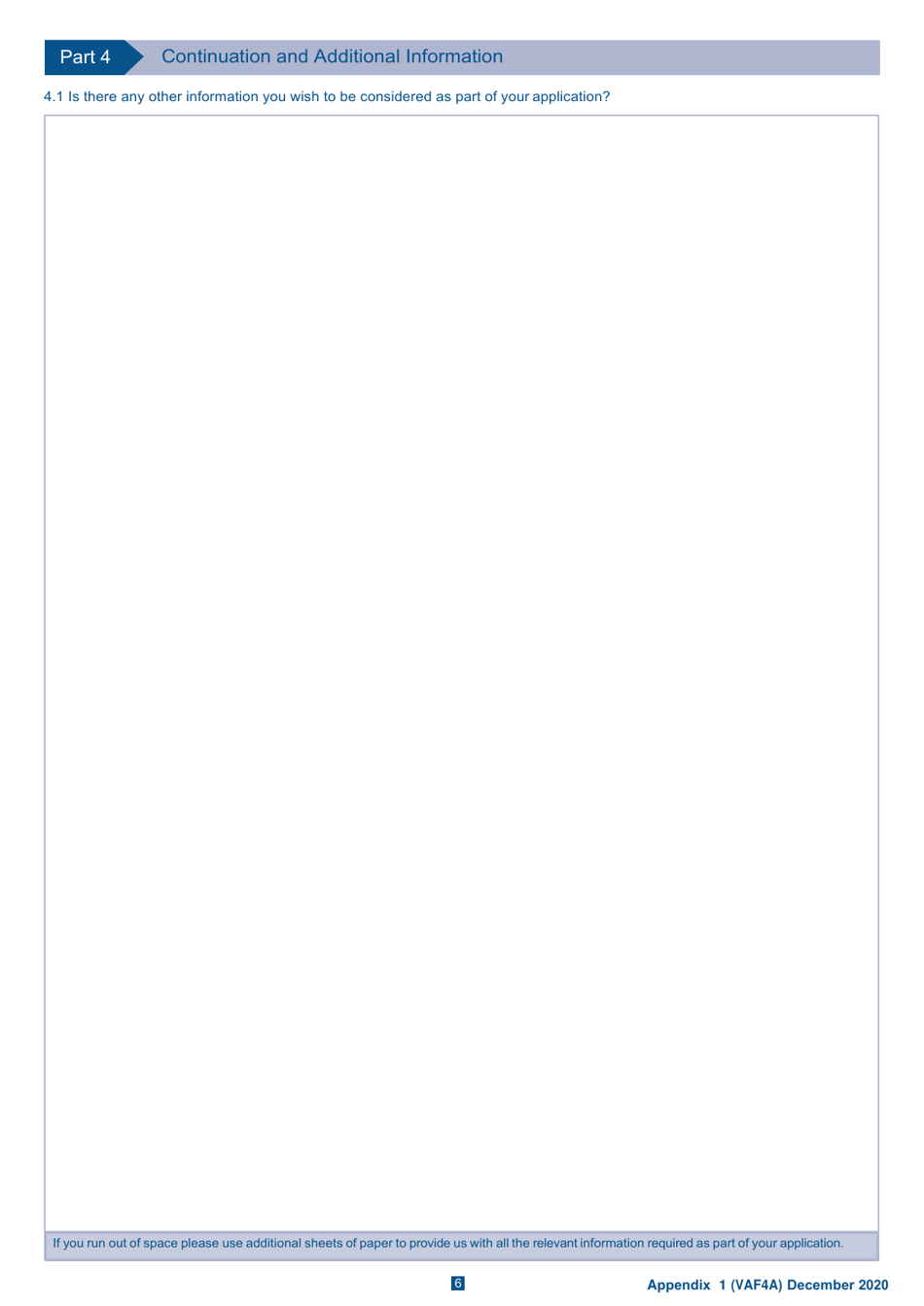 Form VAF4A Appendix 1 Family Settlement - United Kingdom, Page 7