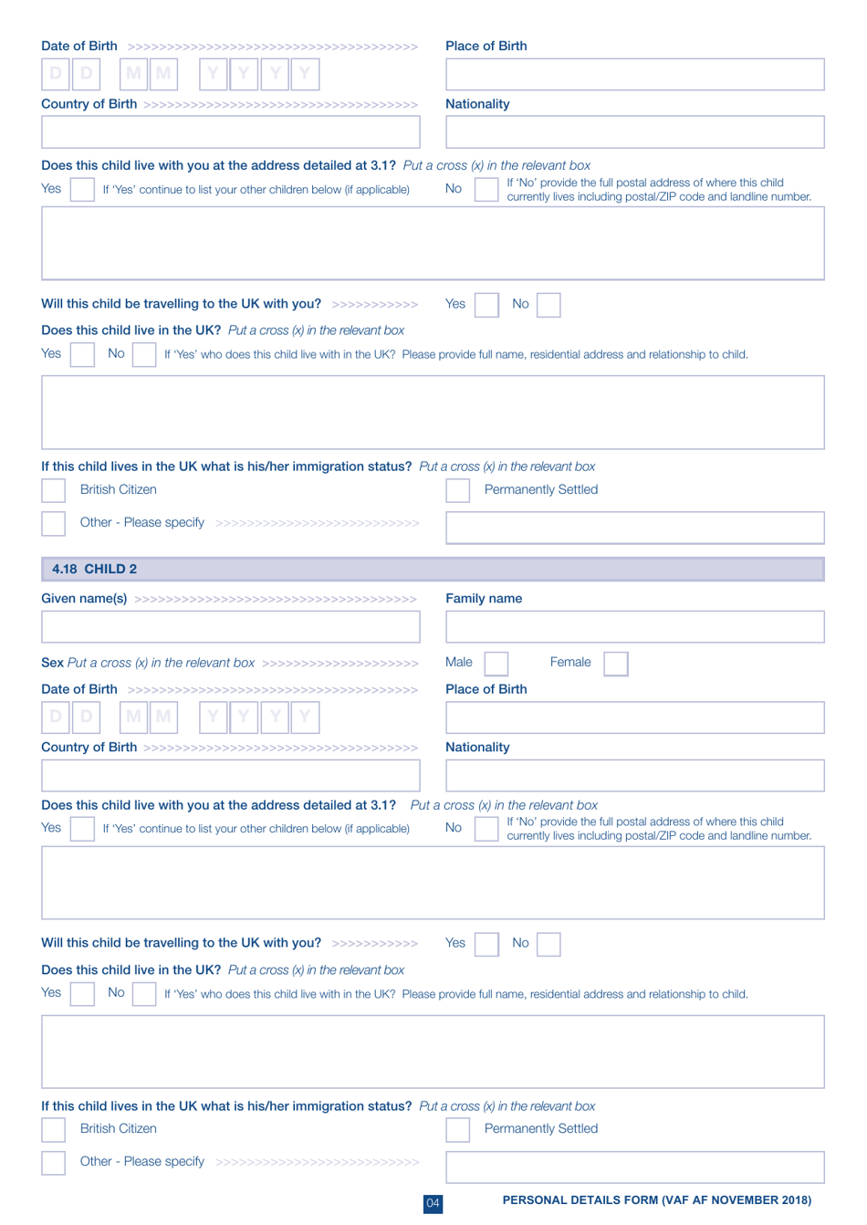 Form VAF AF HM Forces Application Form - United Kingdom, Page 4