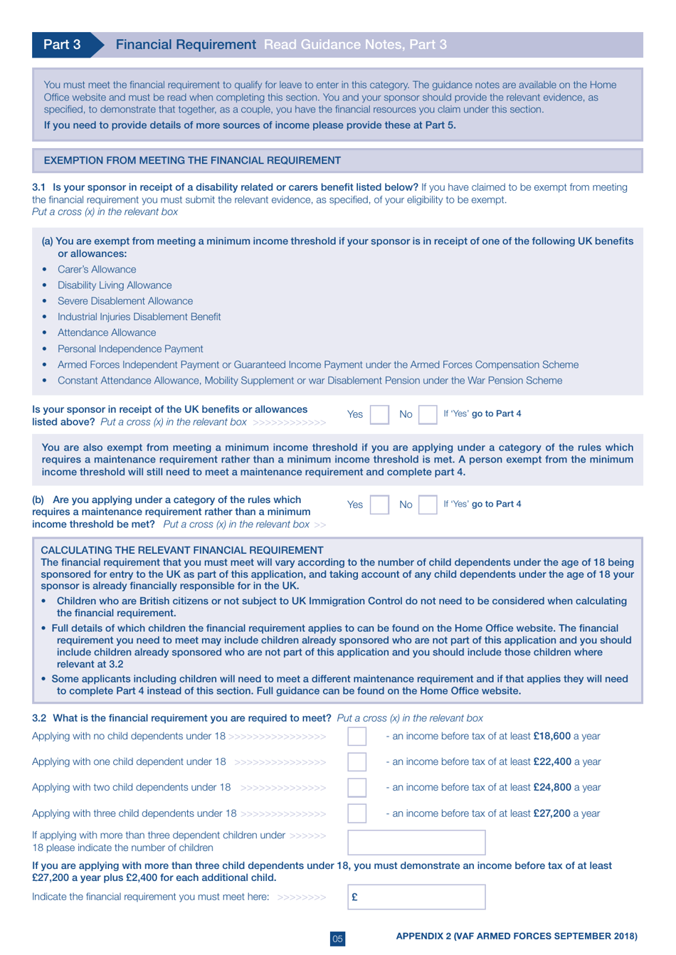 Form VAF AF Appendix 2 - Fill Out, Sign Online and Download Printable ...