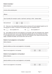 Form FLR(GT) Application for Further Leave to Remain for Grenfell Tower Survivors Granted Limited Leave Outside the Immigration Rules, and a Biometric Immigration Document - United Kingdom, Page 11