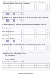 Form FLR (P) Application for an Extension of Stay in the UK as a Child Under the Age of 18 of a Relative With Limited Leave to Enter or Remain in the UK as a Refugee or Beneficiary of Humanitarian Protection and for a Biometric Immigration Document - United Kingdom, Page 19
