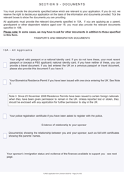 Form FLR (P) Application for an Extension of Stay in the UK as a Child Under the Age of 18 of a Relative With Limited Leave to Enter or Remain in the UK as a Refugee or Beneficiary of Humanitarian Protection and for a Biometric Immigration Document - United Kingdom, Page 24