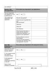 Form ASF1 Asylum Support Application Form - United Kingdom, Page 18