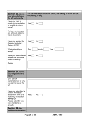 Form ASF1 Asylum Support Application Form - United Kingdom, Page 26