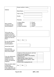 Form ASF1 Asylum Support Application Form - United Kingdom, Page 6