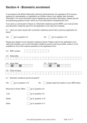 Form B(OS) Application for Registration as a British Citizen - United Kingdom, Page 12