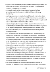 Form RSRF1 8.5 Request to Change Humanitarian Protection Status to Refugee Status - United Kingdom, Page 22