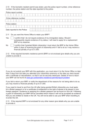 Form EM Application for Registration as a British Citizen Under British Nationality (Hong Kong) Act 1997 - United Kingdom, Page 11