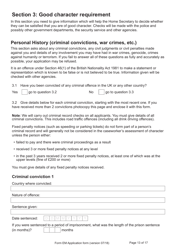 Form EM Application for Registration as a British Citizen Under British Nationality (Hong Kong) Act 1997 - United Kingdom, Page 13