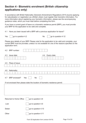 Form S2 Application for Registration as a British Citizen/A British Overseas Territories Citizen/A British Overseas Citizen/A British Subject by or on Behalf of a Stateless Person Born Outside of the UK and the Overseas Territories on or After 1 January 1983 - United Kingdom, Page 15