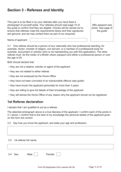 Form S3 Application for Registration as a British Citizen, or a British Overseas Citizen - United Kingdom, Page 11