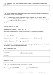 Form S3 Application for Registration as a British Citizen, or a British Overseas Citizen - United Kingdom, Page 16