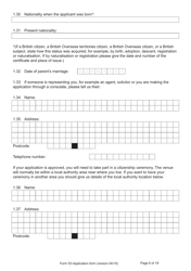 Form S3 Application for Registration as a British Citizen, or a British Overseas Citizen - United Kingdom, Page 6