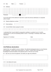 Form T Application for Registration as a British Citizen by a Person Who: Was Born in the UK on or After 1 January 1983/Has Lived in the UK up to the Age of 10 - United Kingdom, Page 16