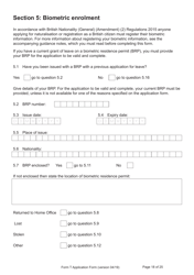 Form T Application for Registration as a British Citizen by a Person Who: Was Born in the UK on or After 1 January 1983/Has Lived in the UK up to the Age of 10 - United Kingdom, Page 18