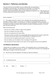 Form RS1 Application for Registration as a British Citizen by a Person Who Has Made a Declaration of Renunciation - United Kingdom, Page 14