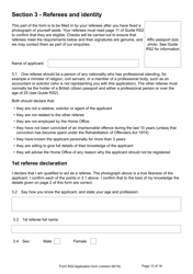 Form RS2 Application for Registration as a British Overseas Territories Citizen by a Person Who Has Made a Declaration of Renunciation - United Kingdom, Page 13