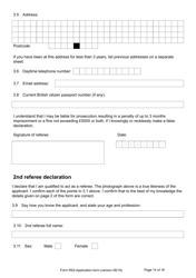 Form RS2 Application for Registration as a British Overseas Territories Citizen by a Person Who Has Made a Declaration of Renunciation - United Kingdom, Page 14