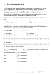 Form UKF (M) Application for Registration as a British Citizen by a Person Born on or After 1 July 2006 to a British Father Where the Mother Was Married to Someone Other Than the Natural Father - United Kingdom, Page 11