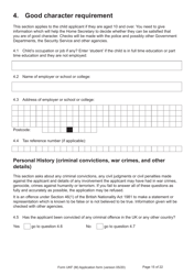 Form UKF (M) Application for Registration as a British Citizen by a Person Born on or After 1 July 2006 to a British Father Where the Mother Was Married to Someone Other Than the Natural Father - United Kingdom, Page 15