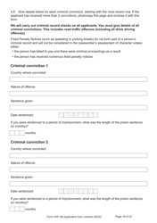 Form UKF (M) Application for Registration as a British Citizen by a Person Born on or After 1 July 2006 to a British Father Where the Mother Was Married to Someone Other Than the Natural Father - United Kingdom, Page 16