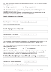 Form UKF (M) Application for Registration as a British Citizen by a Person Born on or After 1 July 2006 to a British Father Where the Mother Was Married to Someone Other Than the Natural Father - United Kingdom, Page 17