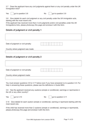 Form MN3 Application for Registration of a Child Under 18 as a British Overseas Citizen - United Kingdom, Page 11