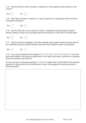 Form MN3 Application for Registration of a Child Under 18 as a British Overseas Citizen - United Kingdom, Page 13