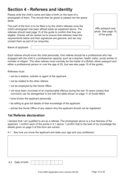 Form MN3 Application for Registration of a Child Under 18 as a British Overseas Citizen - United Kingdom, Page 15