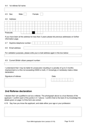 Form MN4 Application for Registration of a Child Under 18 as a British Subject - United Kingdom, Page 16