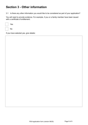 Form ROA Application for a Certificate of Entitlement to the Right of Abode - United Kingdom, Page 8