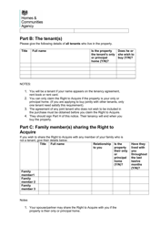 Form RTA1 Tenant&#039;s Notice of Intention to Claim the Right to Acquire - United Kingdom, Page 2