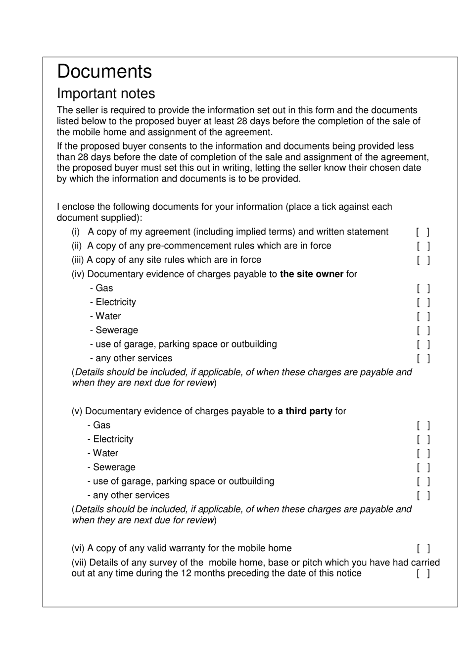 Schedule 1 Buyers Information Form - United Kingdom, Page 5