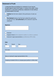 Form N1 Claim Form (Cpr Part 7) - United Kingdom, Page 3
