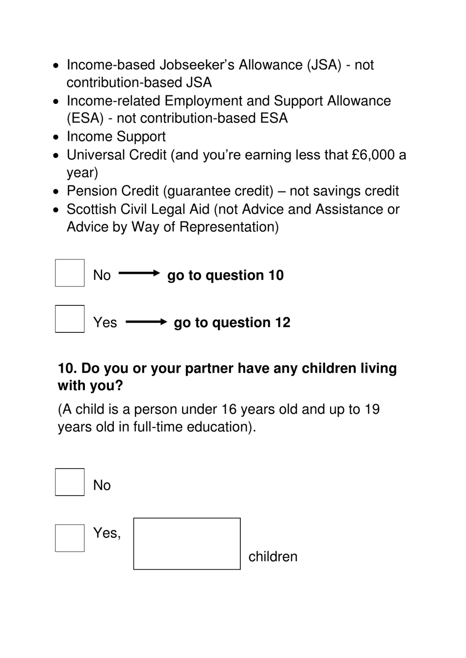 Form EX160 Apply for Help With Court and Tribunal Fees (Large Print) - United Kingdom, Page 8
