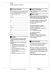 Form AA02 Dormant Company Accounts (Dca) - United Kingdom, Page 3