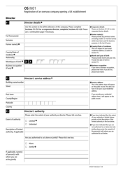 Form OS IN01 Registration of an Overseas Company Opening a UK Establishment - United Kingdom, Page 7