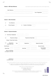 Gro Death Certificate Application Form (For Events Registered Overseas) - United Kingdom, Page 2