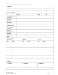 Form ODM02376 Private Duty Nursing (Pdn) Assessment - Ohio, Page 3