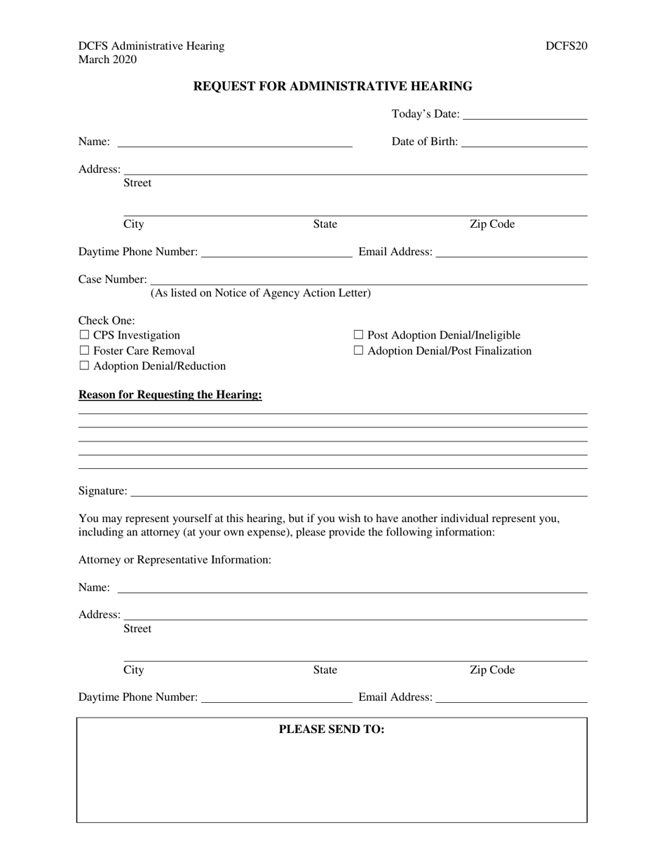 Form DCFS20 Fill Out, Sign Online and Download Printable PDF, Utah Templateroller