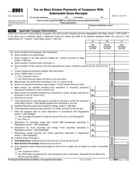 IRS Form 8991 Tax on Base Erosion Payments of Taxpayers With Substantial Gross Receipts, Page 2