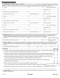 Form MV-521 Application to Amend a Driving School License - New York, Page 3
