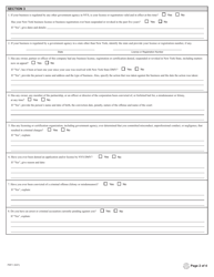 Form PSP-1 &quot;Application for Registration Processing by Private Partners&quot; - New York, Page 2
