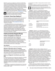Instrucciones para IRS Formulario 941-PR Anexo B Registro De La Obligacion Contributiva Para Los Depositantes De Itinerario Bisemanal (Puerto Rican Spanish), Page 2