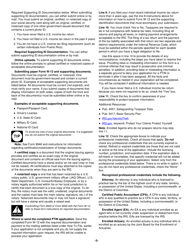 Instructions for IRS Form W-12 &quot;IRS Paid Preparer Tax Identification Number (Ptin) Application and Renewal&quot;, Page 3