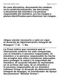 Formulario DDD-1530A-SLP Acuerdo De Administracion Integral De Riesgos Servicios Y/O Colocacion (Letra Grande) - Arizona (Spanish), Page 11