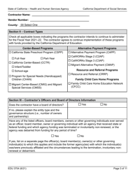 Form EDU3704 Continued Funding Application - California, Page 3