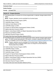 Form EDU3704 Continued Funding Application - California, Page 5